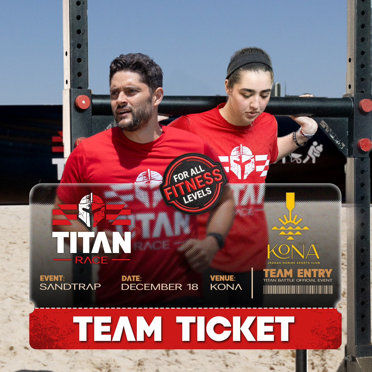 TITAN RACE: SANDTRAP - Team Ticket - December 18, 2026